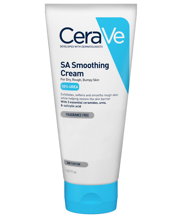 Person applying CeraVe Advanced Repair Ointment to the back of their hand